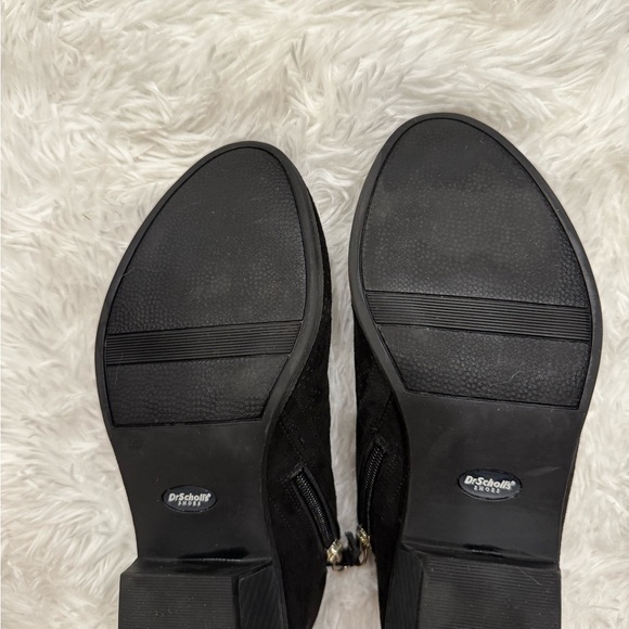 Dr. Scholl's Black Suede Ankle Boots - Picture 10 of 11